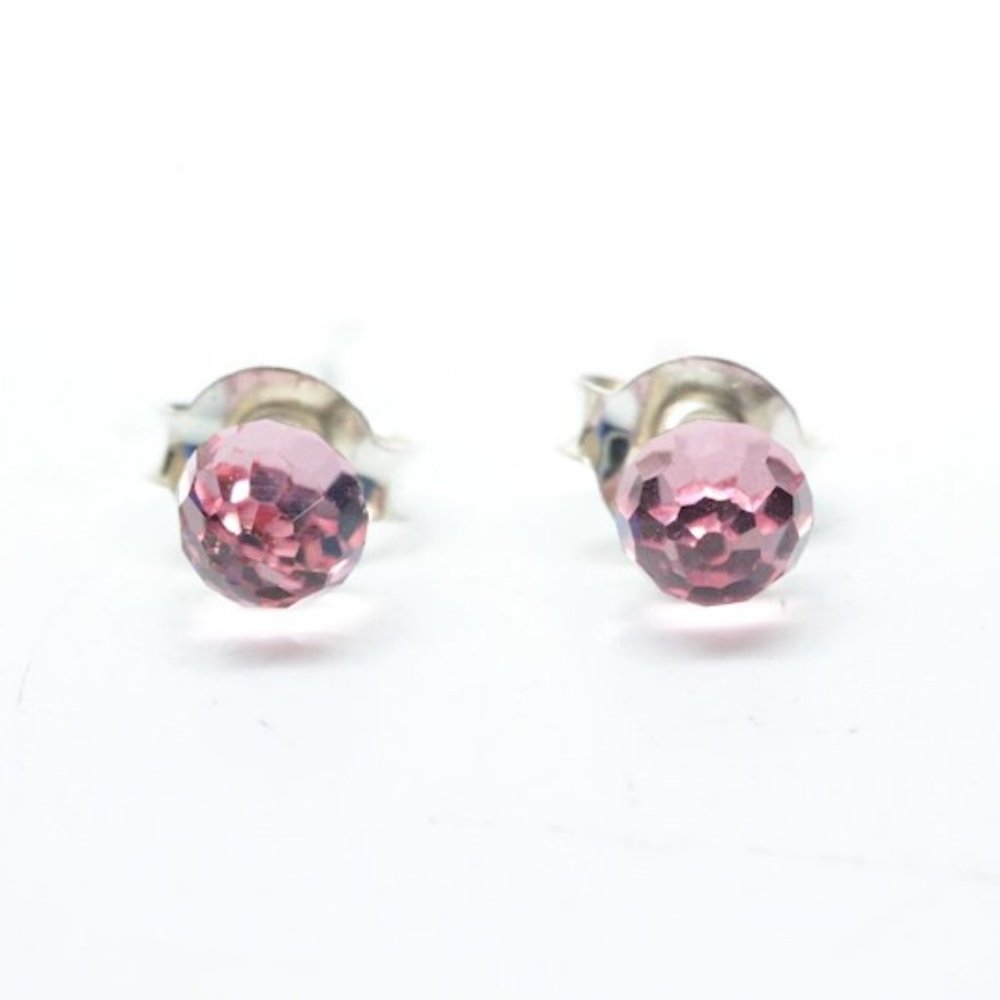 Acomo Sterling Silver Stud Earrings - Set of 5 NEW - Picture 3 of 9